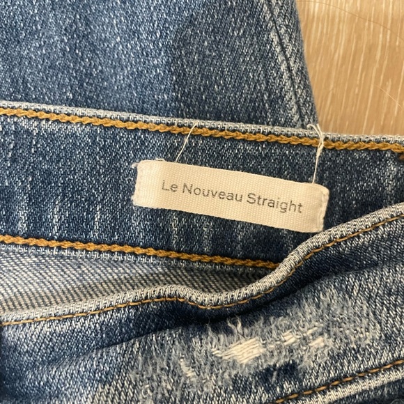 Frame Denim Le Nouveau Straight with Slit Detail Size 24 - Picture 7 of 7